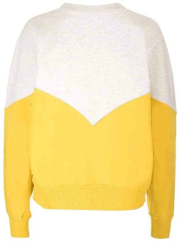 HOUSTON Brushed Sweatshirt Yellow SW0006FA A1M08E 10YW - ISABEL MARANT - BALAAN 3