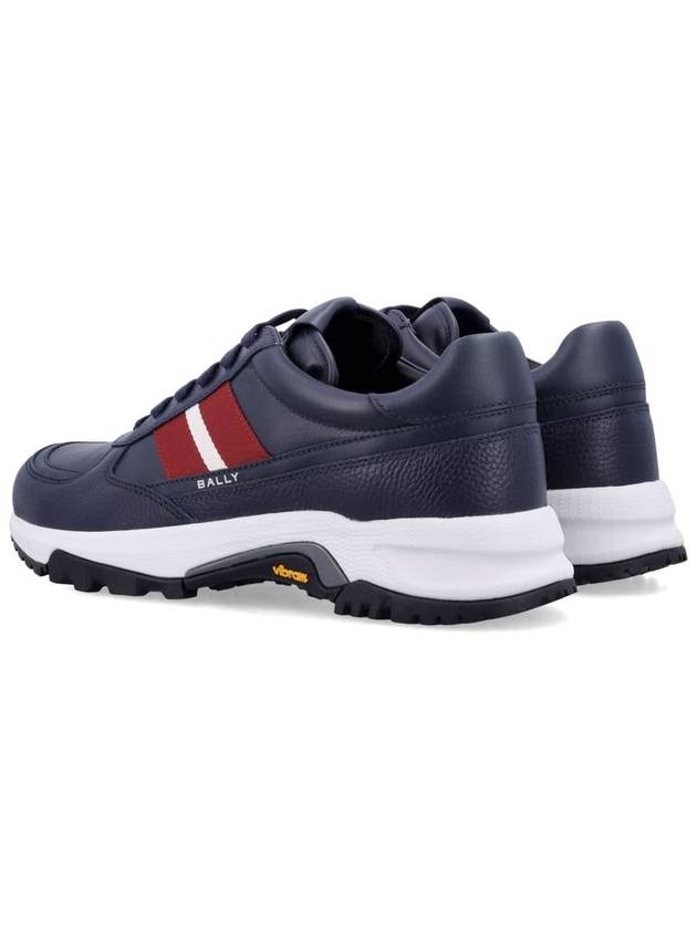 Flick Ribbon Low Top Sneakers Navy - BALLY - BALAAN 5