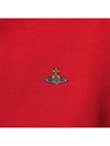 ORB Embroidery Logo Sweatshirt Red - VIVIENNE WESTWOOD - BALAAN 5