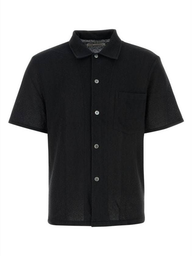 Box Boucle Short Sleeve Shirt Black - OUR LEGACY - BALAAN 2