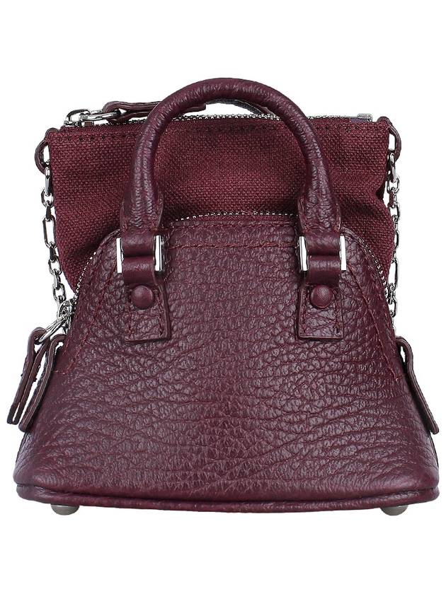 5AC Classic Baby Shoulder Bag Bordeaux - MAISON MARGIELA - BALAAN 7