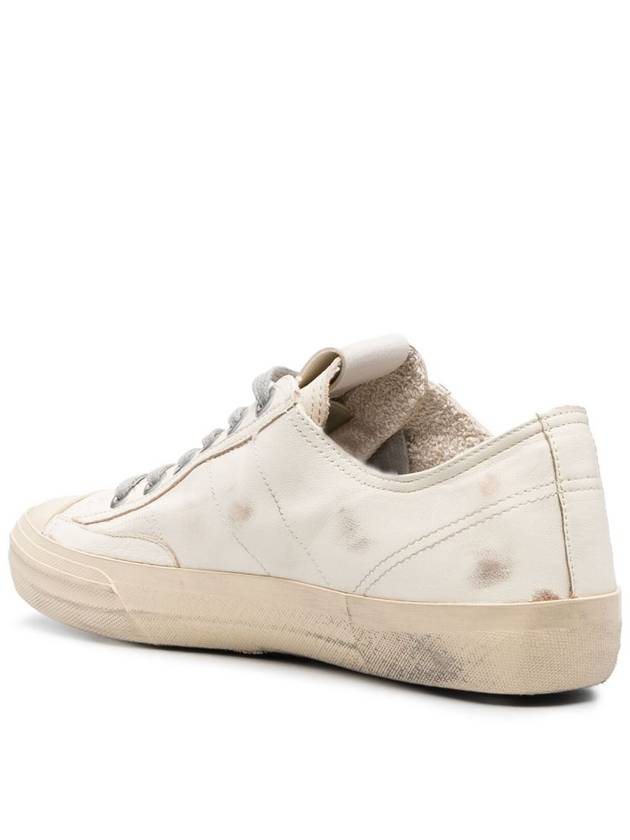 V Star Leather Low Top Sneakers Black White - GOLDEN GOOSE - BALAAN 5