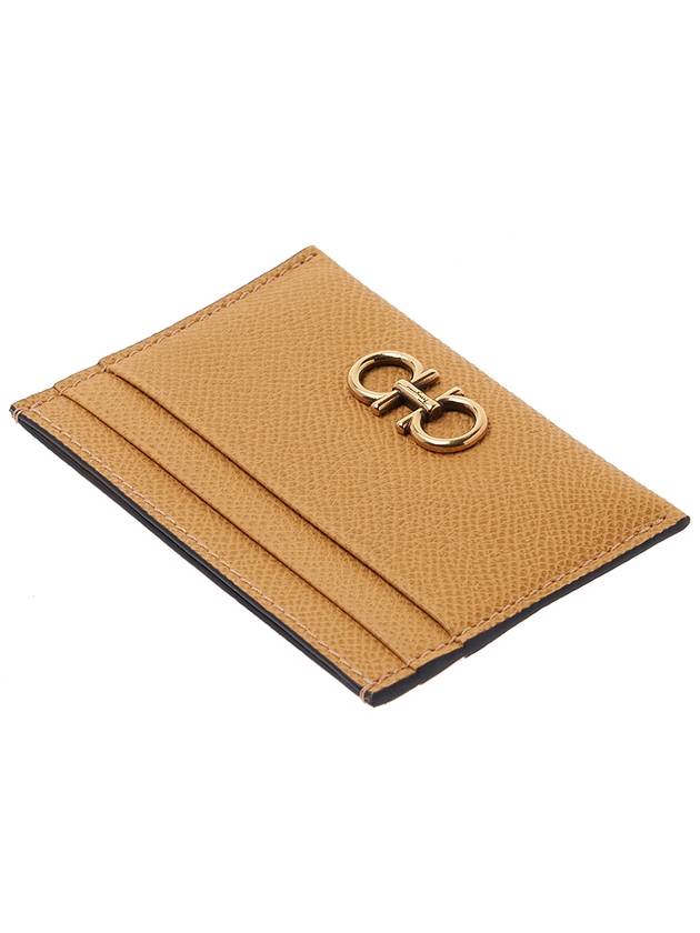 Gancini Card Wallet Langur - SALVATORE FERRAGAMO - BALAAN 5