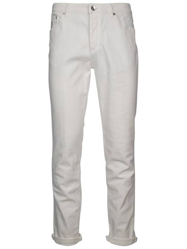 Dyed Denim Jeans White - BRUNELLO CUCINELLI - BALAAN 2