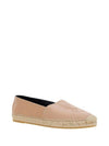 Women's Monogram Leather Espadrilles Pink - SAINT LAURENT - BALAAN 3