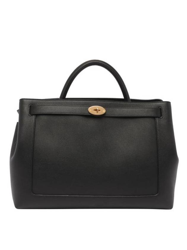 Islington Leather Tote Bag Black - MULBERRY - BALAAN 1