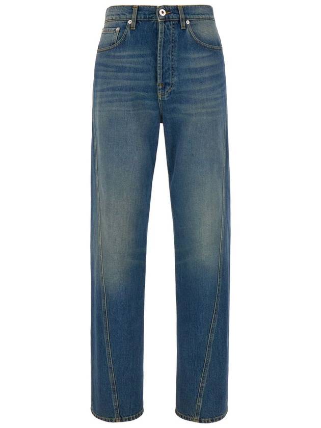 twist detail straight jeans RMTR0051D069P24 - LANVIN - BALAAN 2