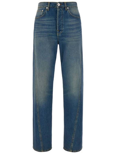 twist detail straight jeans RMTR0051D069P24 - LANVIN - BALAAN 2