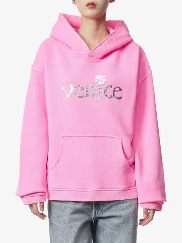 Venice Print Cotton Hood Pink 07T031PINK - ERL - BALAAN 1