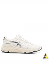 Running Sole In Nappa With Silver Star And Gold Leather Heel Tab Sneakers White - GOLDEN GOOSE - BALAAN 2