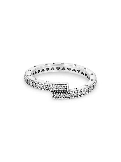 Sparkling Overlapping Ring Silver - PANDORA - BALAAN 2