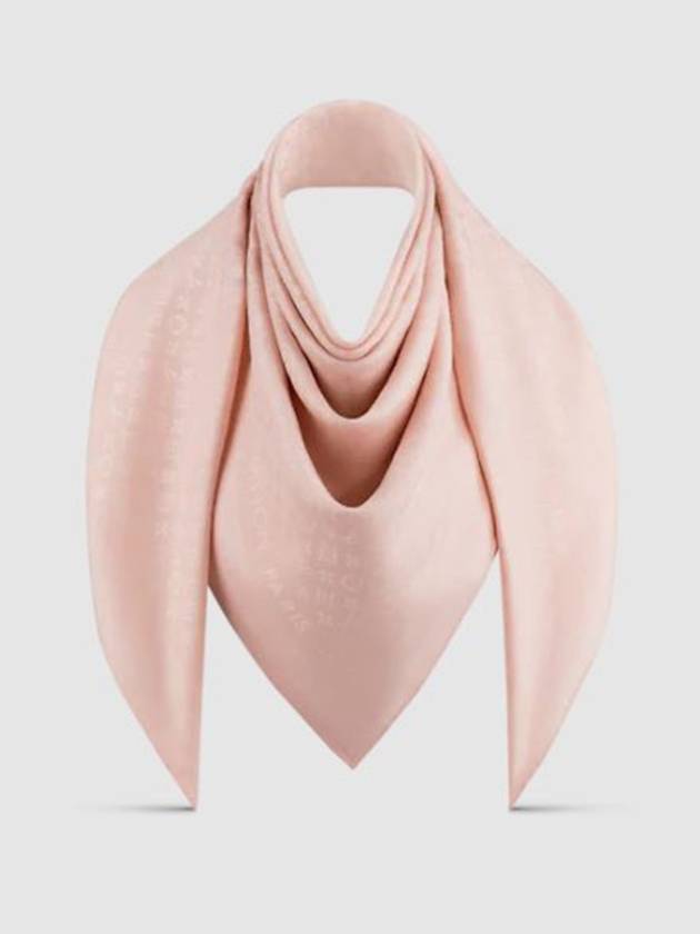 Evermore Monogram Scarf Pink - LOUIS VUITTON - BALAAN 3