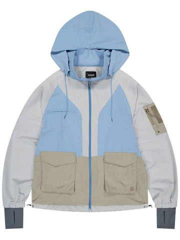 Odyssey color block hooded jacket gray - OFFGRID - BALAAN 1