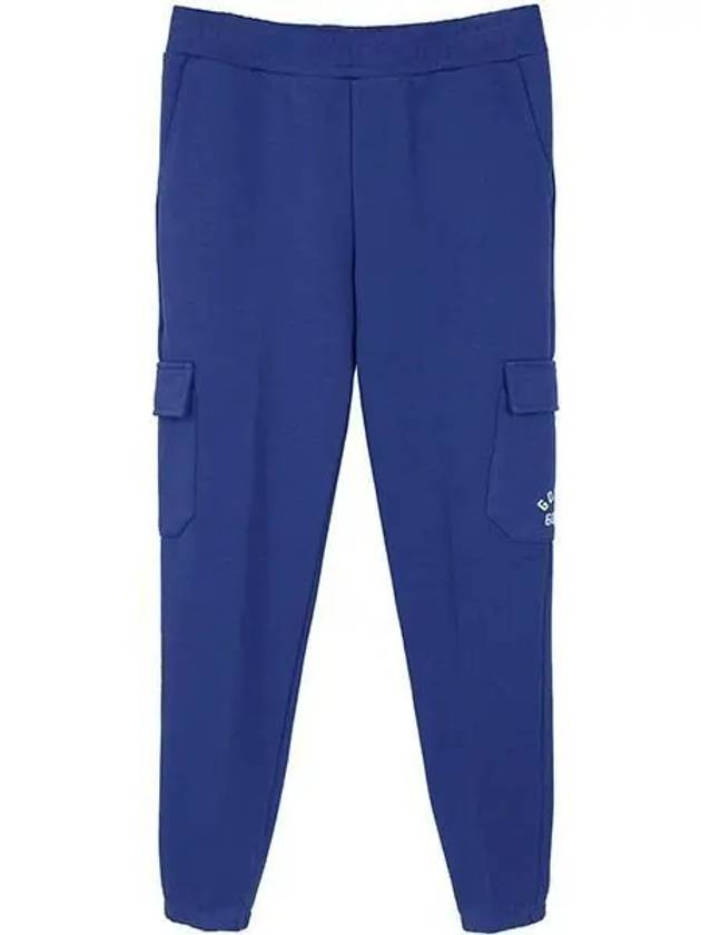 Kids Training Cargo Jogging Pants Blue - GOLDEN GOOSE - BALAAN 2