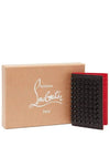 Spike Black Spike Leather Fold Card Holder 1175007 - CHRISTIAN LOUBOUTIN - BALAAN 5