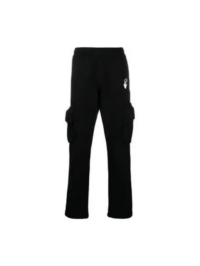 Logo Cargo Baggy Pants Black - OFF WHITE - BALAAN 2