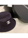 Hat Reversible Double sided Coco Pattern Bucket - CHANEL - BALAAN 4