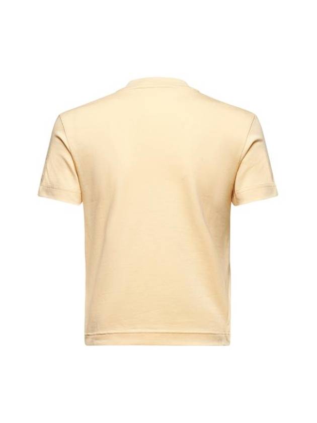 Le Gros Grain Short Sleeve T-Shirt Yellow - JACQUEMUS - BALAAN 3