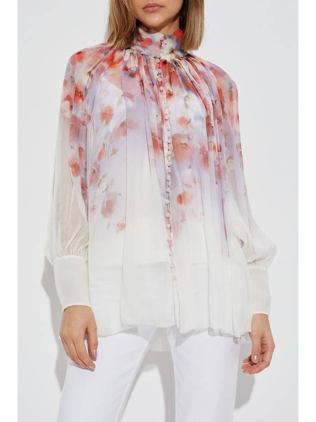 Zimmermann Loose-fitting Shirt With Floral Motif, Women's, Multicolour - ZIMMERMANN - BALAAN 3