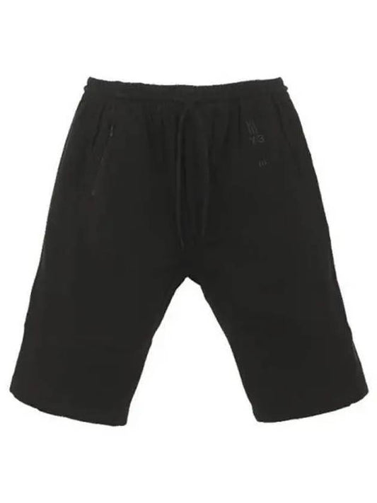 Classic Logo Cotton Shorts Black - Y-3 - BALAAN 2