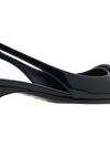 Patent Leather Slingback Heels Black - PRADA - BALAAN 11