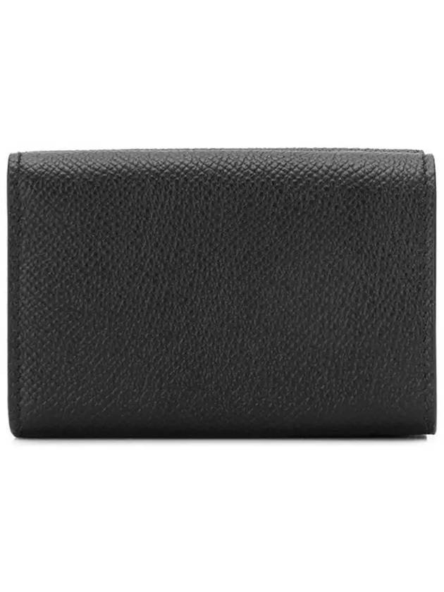 Logo Leather Half Wallet Black - BALENCIAGA - BALAAN 4