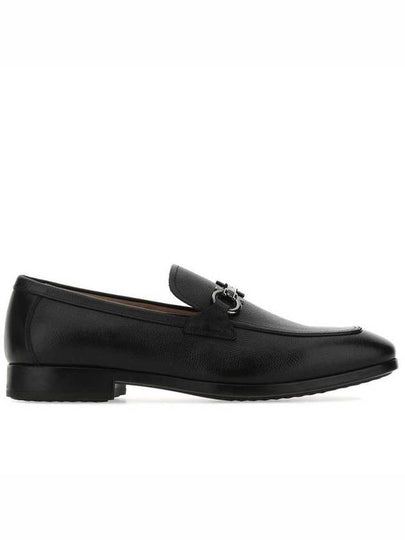 Men's Gancini Loafer Black - SALVATORE FERRAGAMO - BALAAN 2