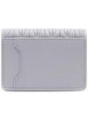 Matelasse Nappa Leather Card Wallet Grey - MIU MIU - BALAAN 5