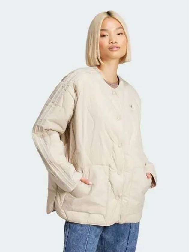 adidas quilted liner jacket wonder beige JJ4352 - ADIDAS - BALAAN 2