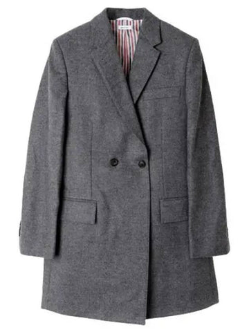 Double breasted long blazer women s coat - THOM BROWNE - BALAAN 1