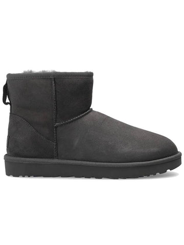 UGG 'W Classic Mini II'  Suede Snow Boots, Women's, Grey - UGG - BALAAN 1