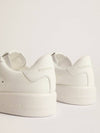 Pure Star Glitter Silver Low Top Sneakers White - GOLDEN GOOSE - BALAAN 3