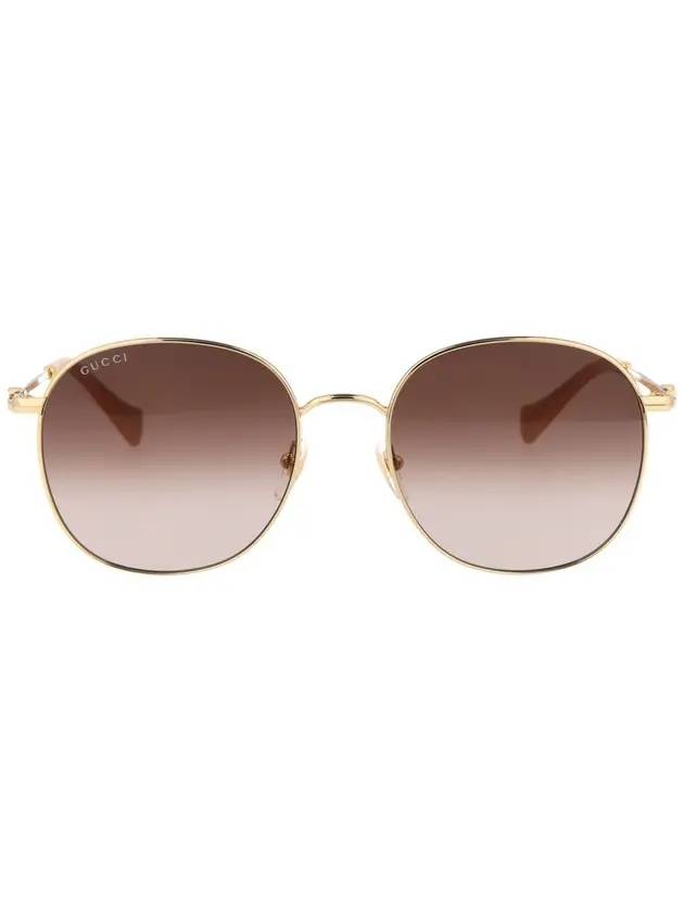 Eyewear Round Frame Sunglasses Brown - GUCCI - BALAAN 1