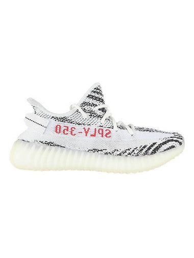 Yeezy Boost 350 V2 Zebra Sneakers White Core Black Red - ADIDAS - BALAAN 1