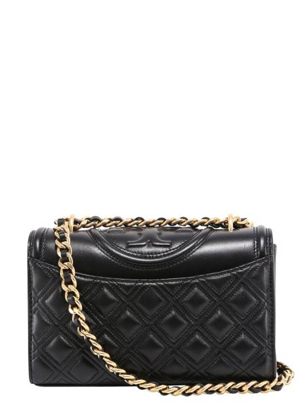 Small Fleming Convertible Shoulder Bag Black - TORY BURCH - BALAAN 3