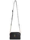 Gaby Quilted Lambskin Chain Cross Bag Black - SAINT LAURENT - BALAAN 7