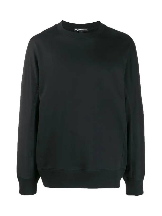 Classic Back Logo Cotton Sweatshirt Black - Y-3 - BALAAN 2