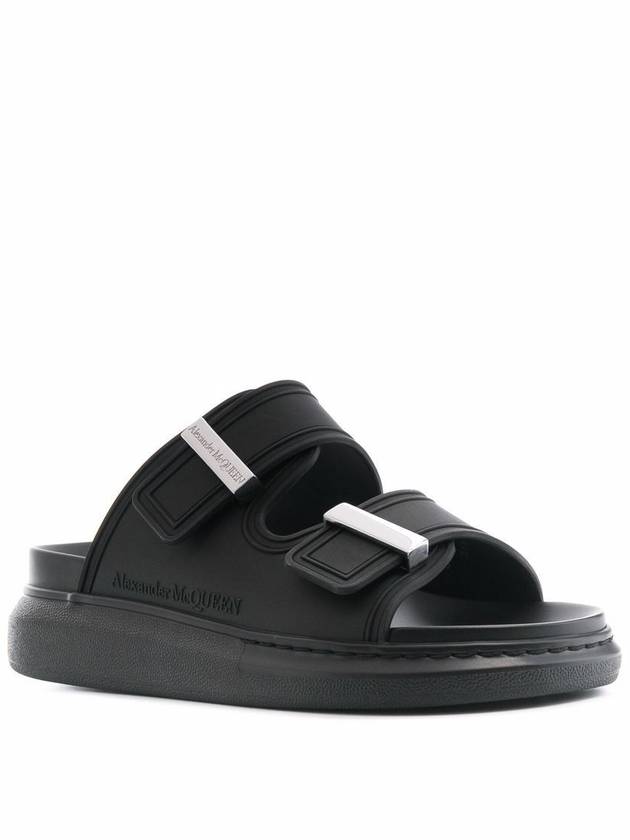 Hybrid Rubber Slippers Black - ALEXANDER MCQUEEN - BALAAN 3