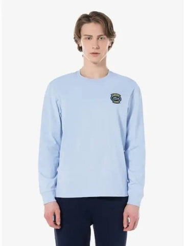 Men s Badge Match Long Sleeve T Shirt TH0565 54G J2G Domestic Product GQ2N24022817975 - LACOSTE - BALAAN 1