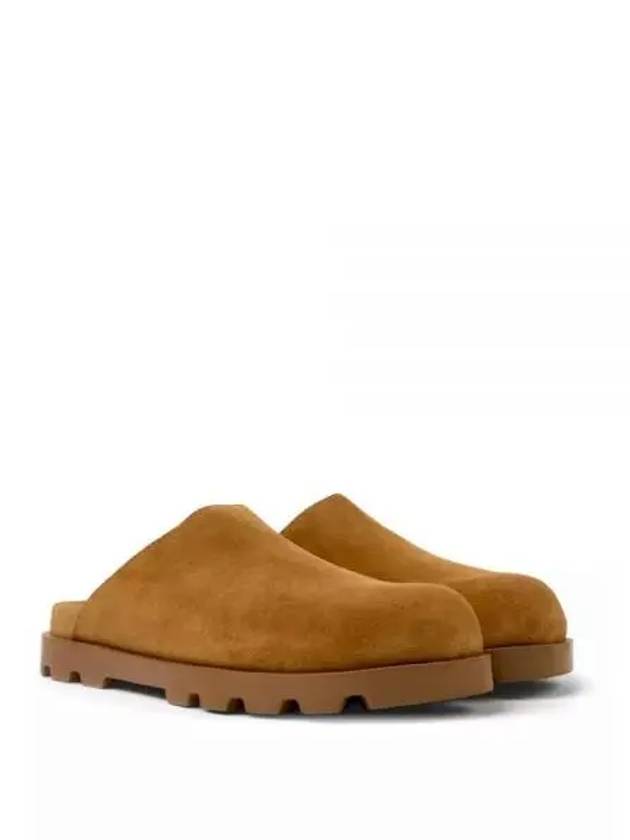 Brutus Leather Clog Slippers Brown - CAMPER - BALAAN 2