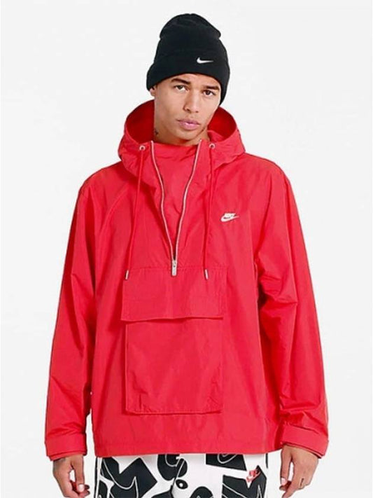 01-DQ4235-696--NSW Circa Anorak Jacket-Crimson - NIKE - BALAAN 1