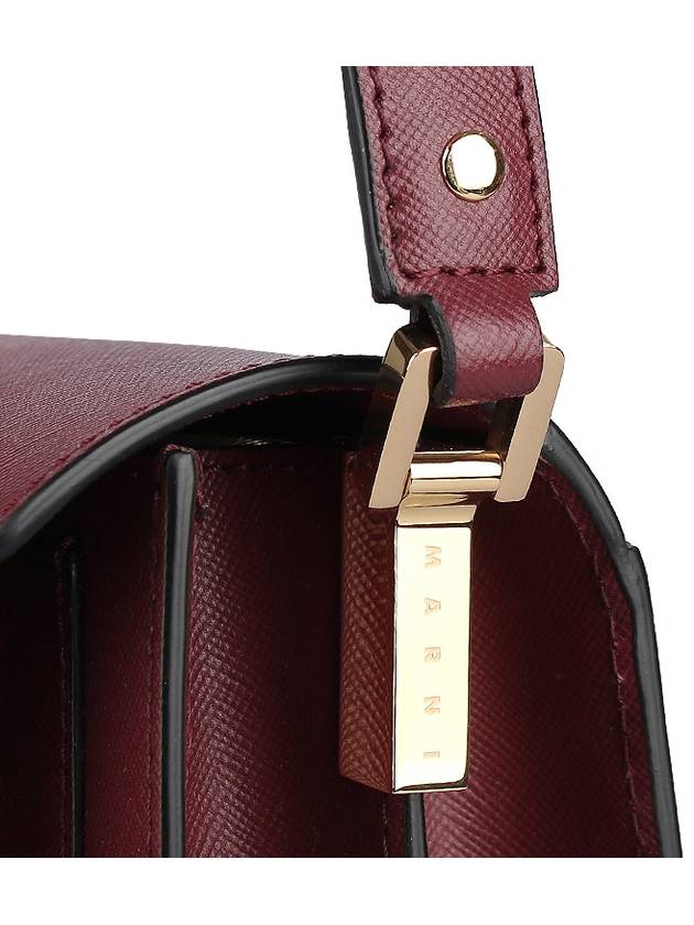 Trunk East West Shoulder Bag Wine - MARNI - BALAAN 9