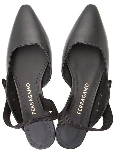 Ferragamo VANIA NERO 0764320 D Women s Flat Shoes - SALVATORE FERRAGAMO - BALAAN 2