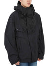 Hodded Mid-Layer Hooded Jacket Granit Black - TEN C - BALAAN 5