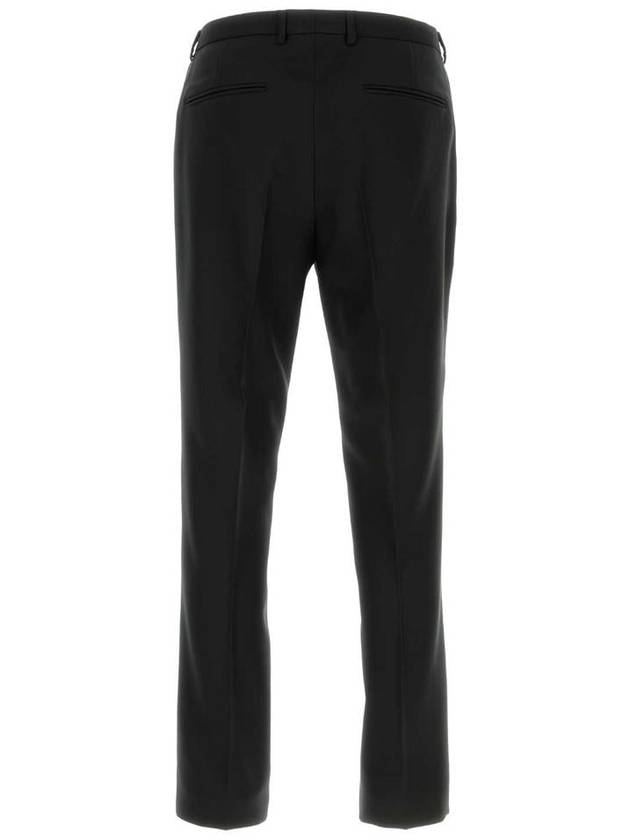 Twill straight pants black - GUCCI - BALAAN 3