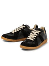 Replica Calfskin Low Top Sneakers Black - MAISON MARGIELA - BALAAN 5