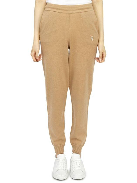 Training Cashmere Track Pants Camel - SPORTY & RICH - BALAAN 2