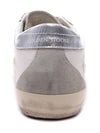 Women's Superstar Silver Heel Tab Pink Star Low Top Sneakers White - GOLDEN GOOSE - BALAAN 5