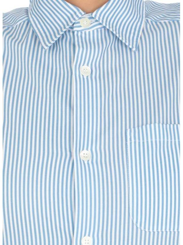 Sela Stripe Shirt Blue - A.P.C. - BALAAN 6