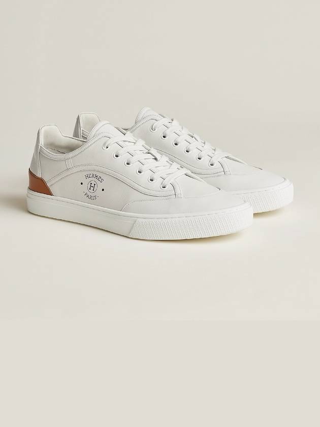 Get Leather Low Top Sneakers White - HERMES - BALAAN 2